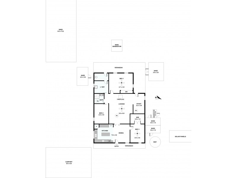 97 HOWARD ROAD, Annadale SA 5356 Floorplan