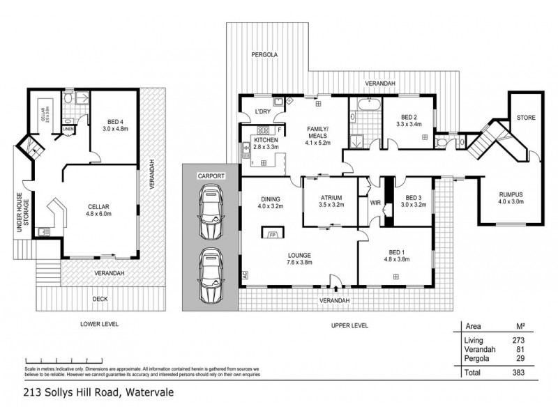 213 Sollys Hill Road, Watervale SA 5452 Floorplan