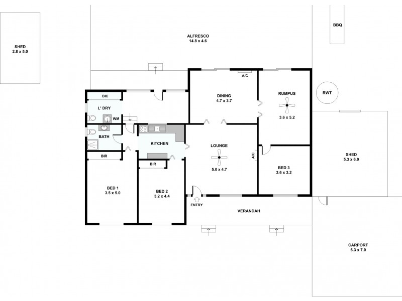 31 Upcher Street,, Blanchetown SA 5357 Floorplan