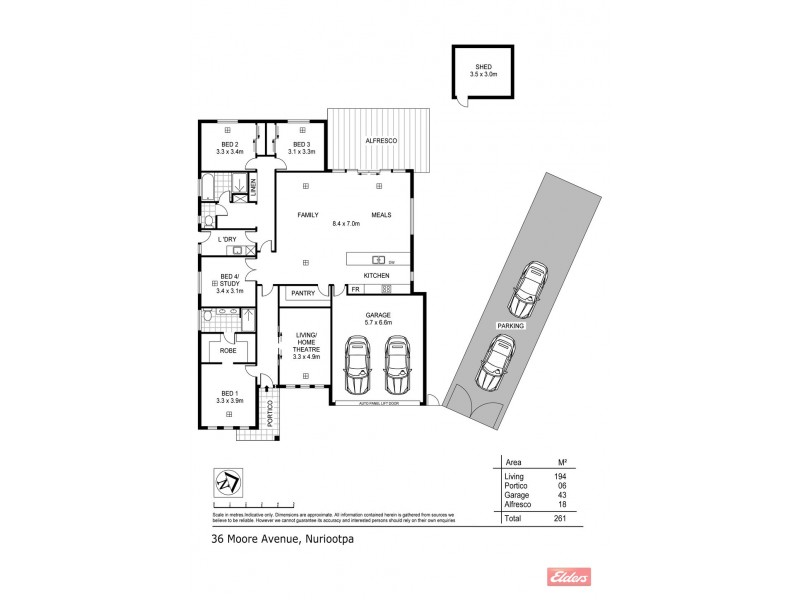36 MOORE AVENUE, Nuriootpa SA 5355