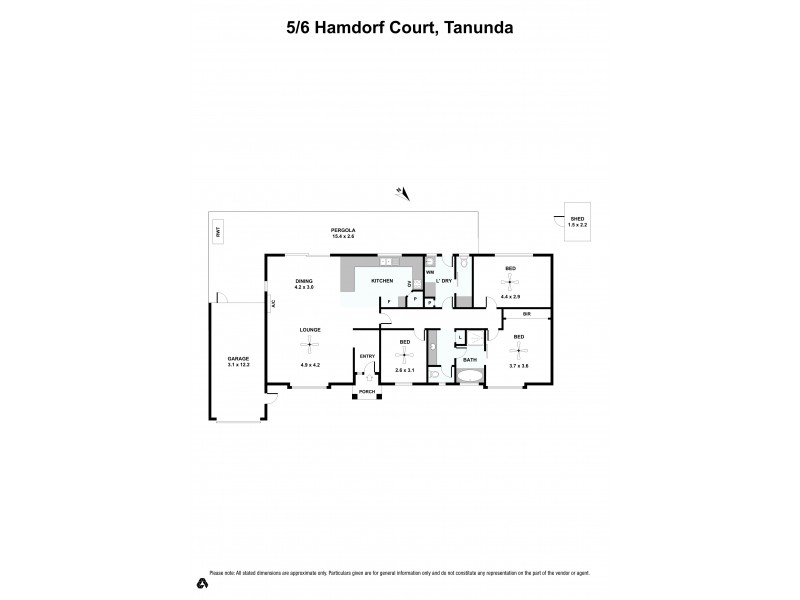 Unit 5/ 6-8 HAMDORF COURT, Tanunda SA 5352 Floorplan