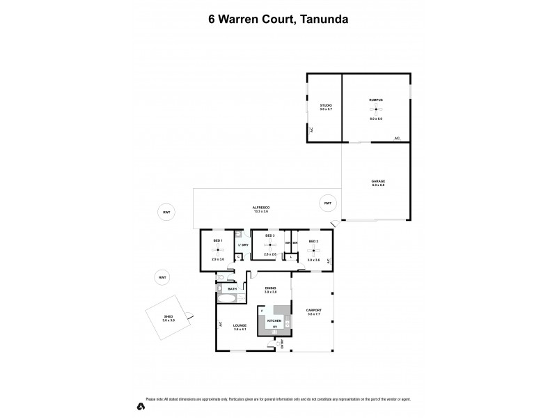 6 Warren Court, Tanunda SA 5352 Floorplan