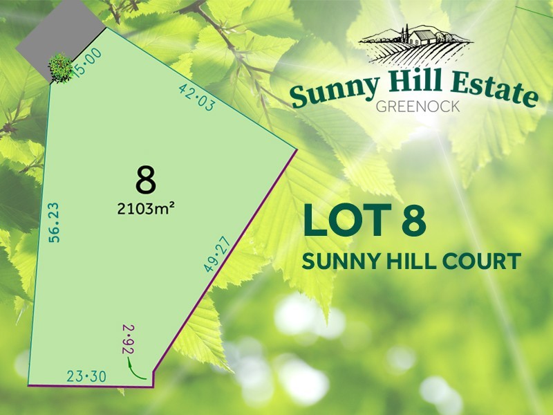 Lot 8 Sunny Hill Court, Greenock SA 5360