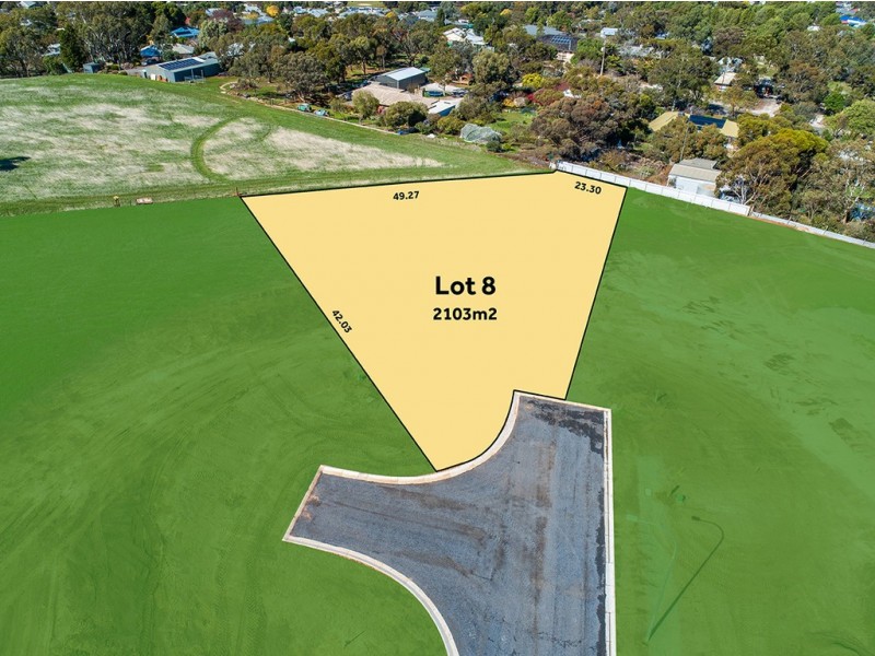 Lot 8 Sunny Hill Court, Greenock SA 5360