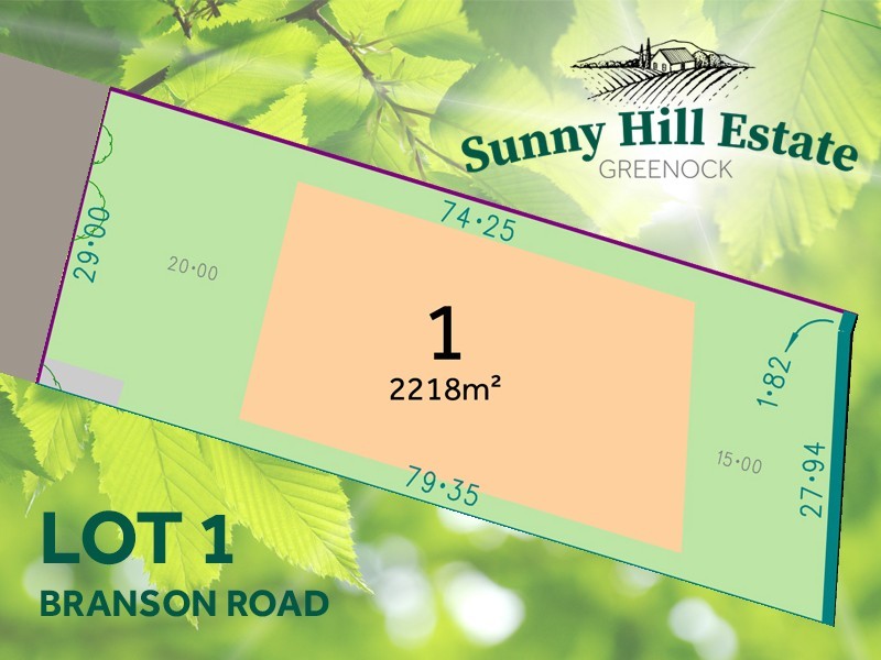 Lot 1 Branson Road, Greenock SA 5360