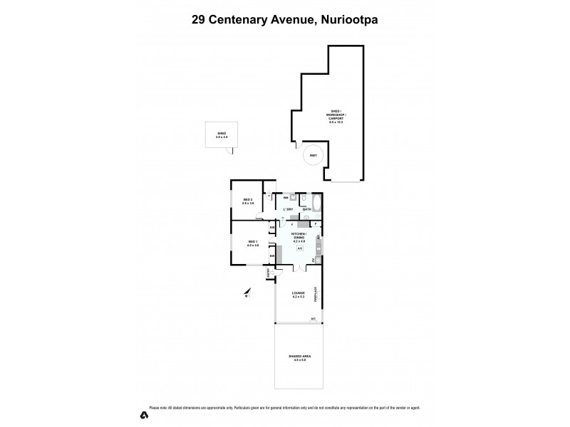 29 CENTENARY AVENUE, Nuriootpa SA 5355 Floorplan