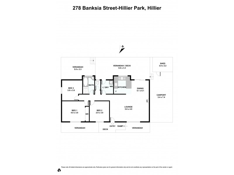 278 Banksia Street ‘Hillier Park’, Hillier SA 5116 Floorplan