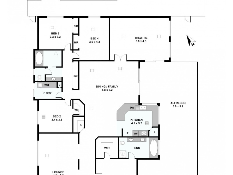 25 JACOBS STREET, Nuriootpa SA 5355 Floorplan