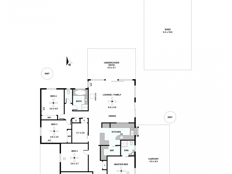 4 HOBBS STREET, Tanunda SA 5352 Floorplan