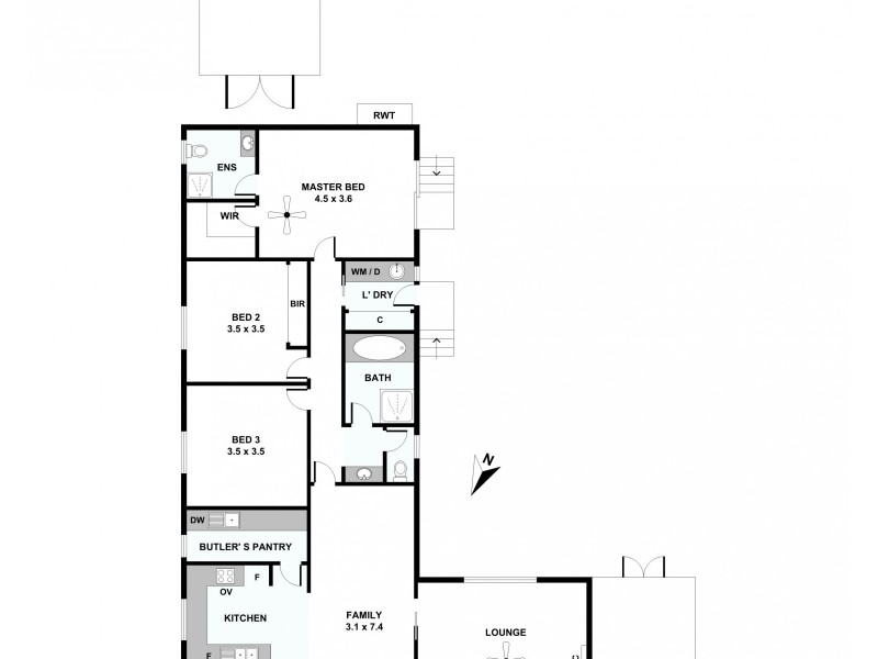 6 PRESCOTT STREET, Tarlee SA 5411 Floorplan