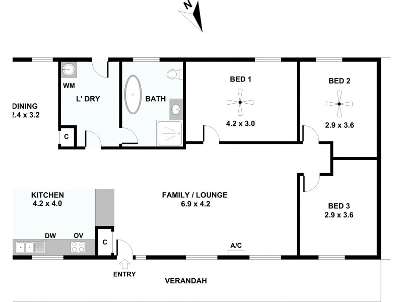 1 Jeffs Street, Kapunda SA 5373 Floorplan