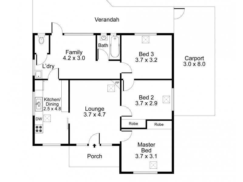10 WARWICK STREET, Enfield SA 5085 Floorplan
