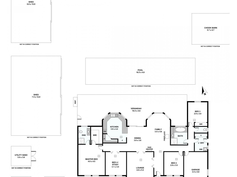 19 Barons Court, Greenock SA 5360 Floorplan