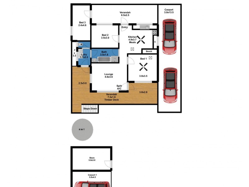37 Anzac Ave, Swan Reach SA 5354 Floorplan