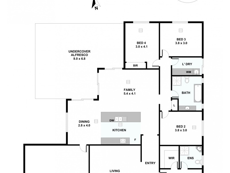 11 CLYDE COURT, Greenock SA 5360 Floorplan
