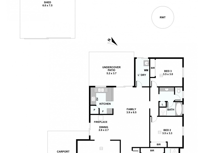 16 DOERING STREET, Tanunda SA 5352 Floorplan