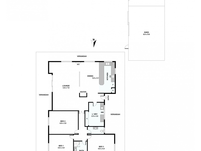 263 Verralls Road, Mount Pleasant SA 5235 Floorplan