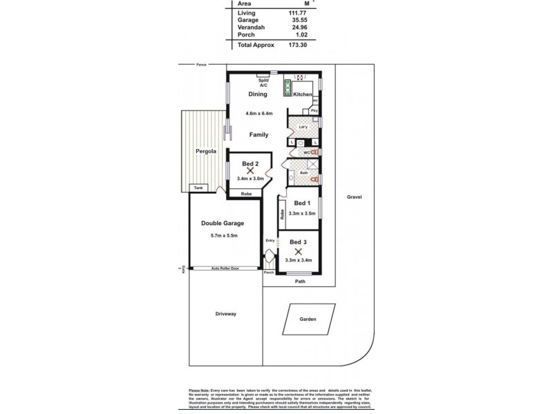 Unit 1, 15 Golden Way, Nuriootpa SA 5355 Floorplan