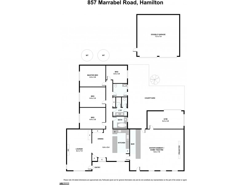 857 Marrabel, Kapunda SA 5373 Floorplan