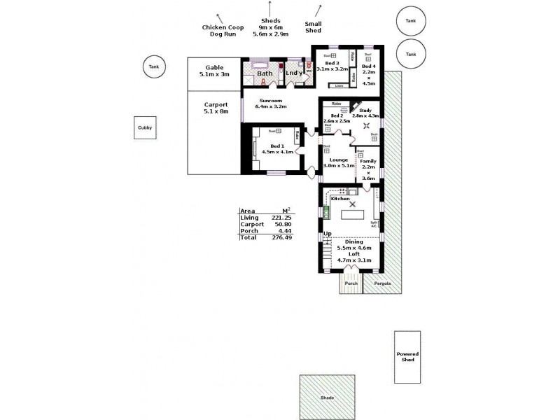 1884 Two Wells Road, Gawler SA 5118 Floorplan