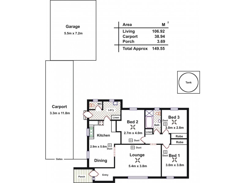 18 Willison Avenue, Evanston SA 5116 Floorplan