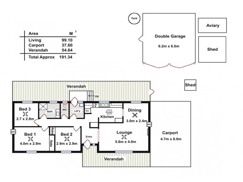 3 Fisher Street, Wasleys SA 5400 Floorplan