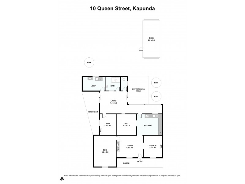 10 Queen Street, Kapunda SA 5373 Floorplan