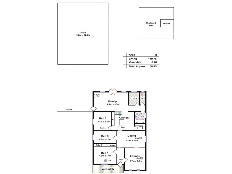 13 Gawler Tce, Gawler South SA 5118 Floorplan