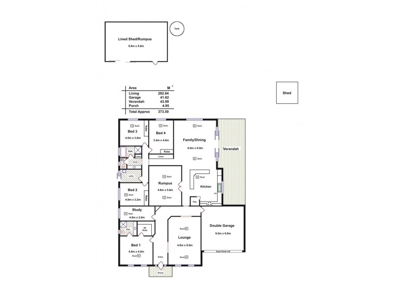 12 Jemalong Crescent, Roseworthy SA 5371 Floorplan