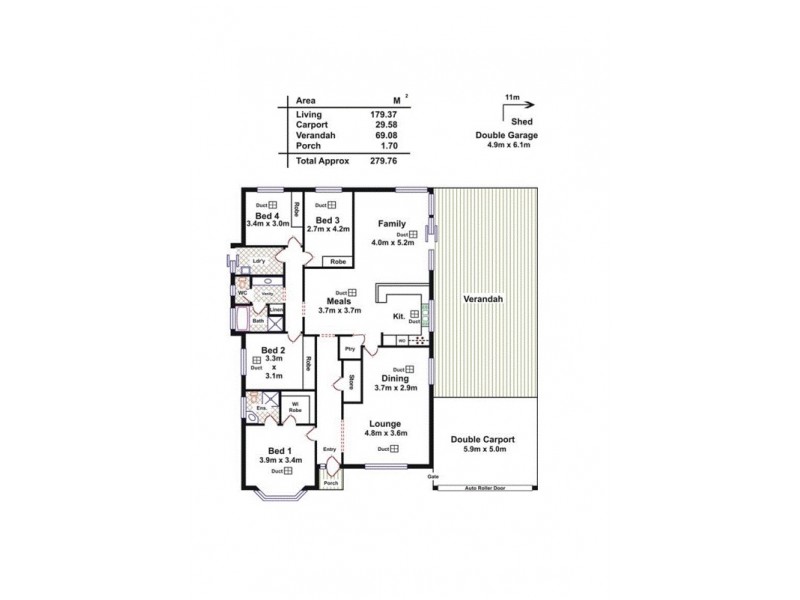23 Baron Road, Blakeview SA 5114 Floorplan