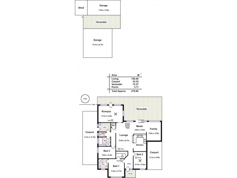 28 Main Street Owen via, Mallala SA 5502 Floorplan