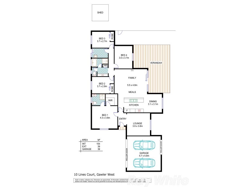 10 Lines Court, Gawler West SA 5118 Floorplan