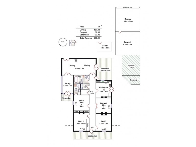 44 Fourth Street, Gawler South SA 5118 Floorplan