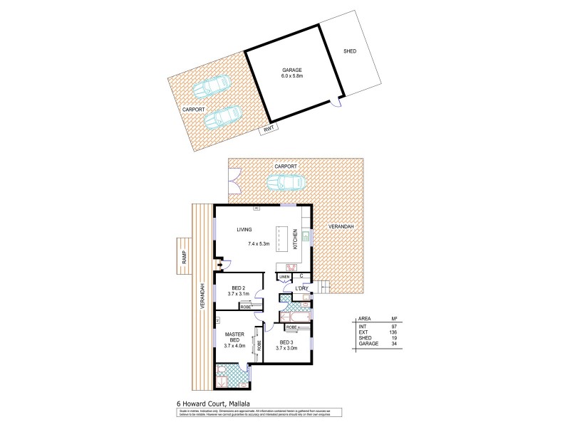 6 Howard Court, Mallala SA 5502 Floorplan