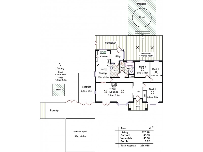 8 Jane Terrace, Wasleys SA 5400 Floorplan