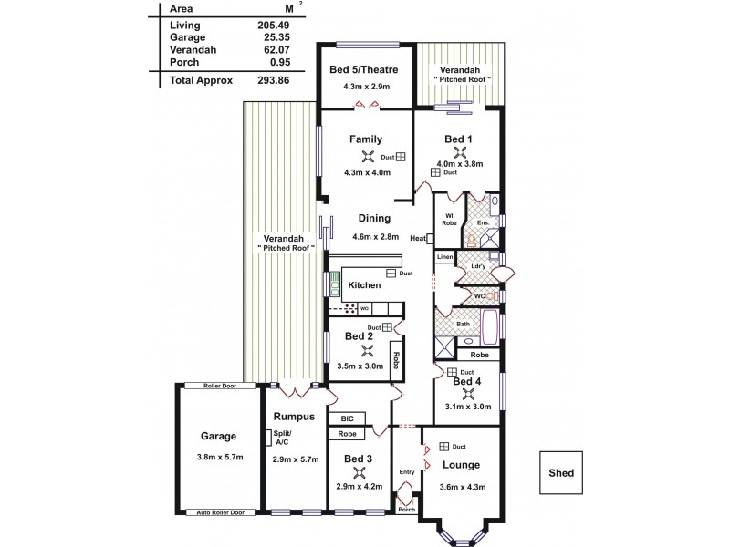 39 Whinnen Street, Evanston Park SA 5116 Floorplan