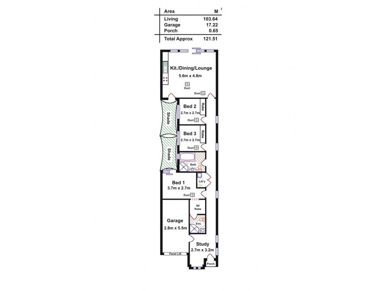 54 Saint Lawrence Avenue, Andrews Farm SA 5114 Floorplan