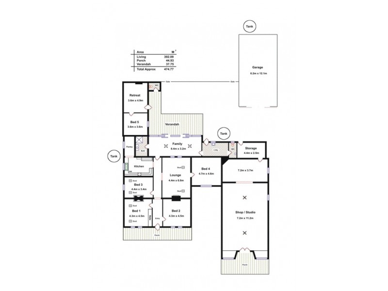 2 Main Street, Owen SA 5460 Floorplan