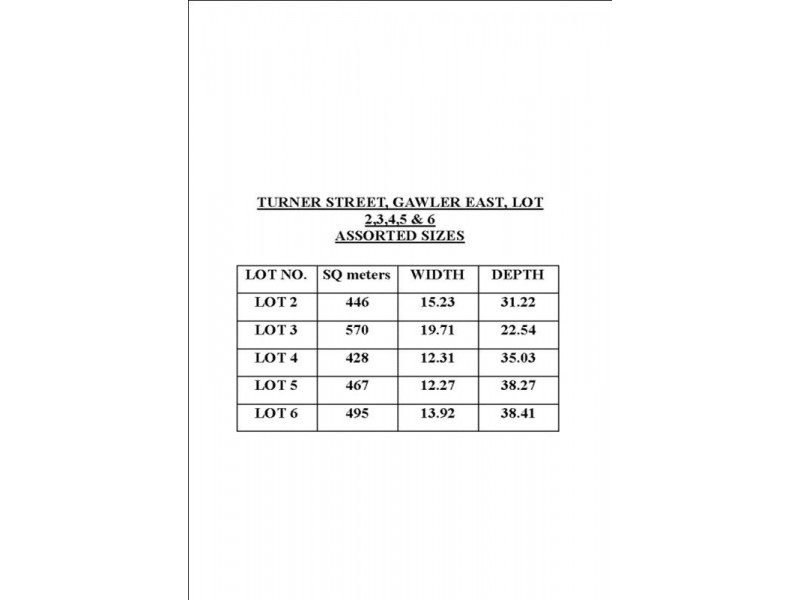 Lot 3 Turner Street, Gawler East SA 5118