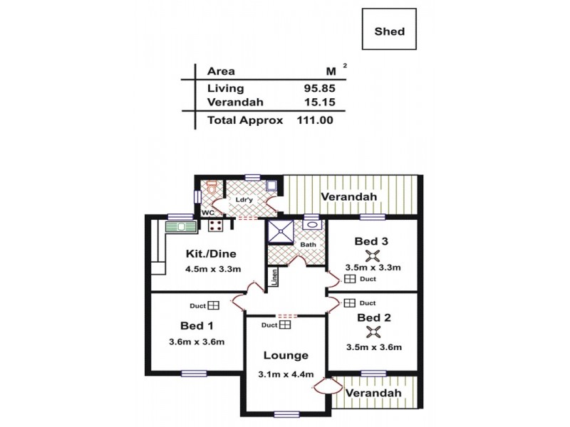 11 May Terrace, Evanston SA 5116 Floorplan