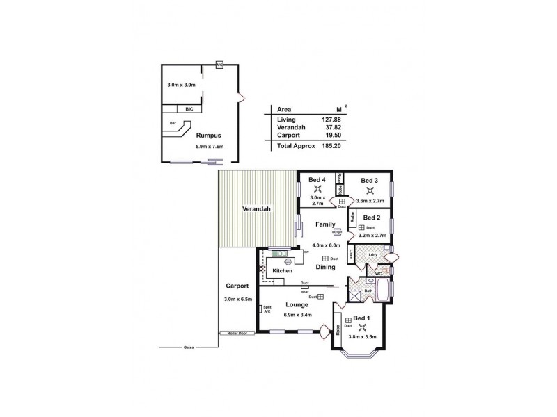15 Bordan Court, Andrews Farm SA 5114 Floorplan