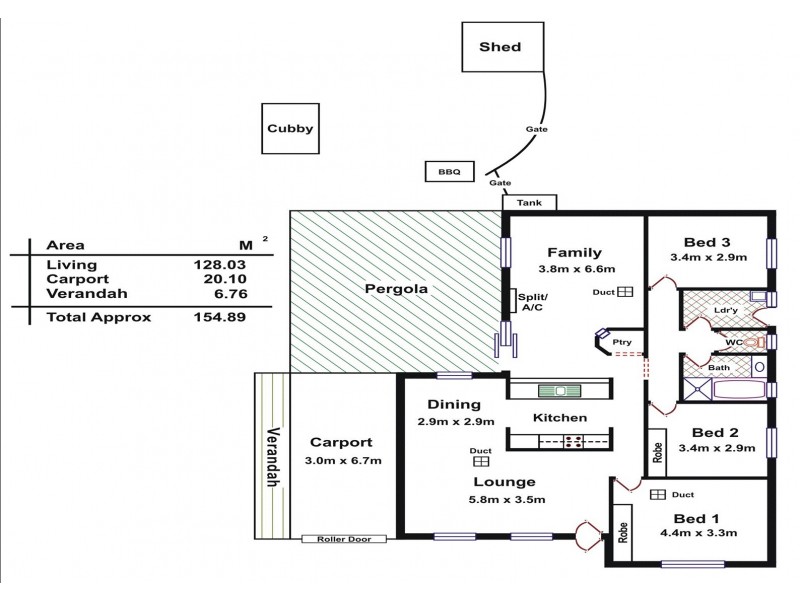 18 Forel Court, Andrews Farm SA 5114 Floorplan