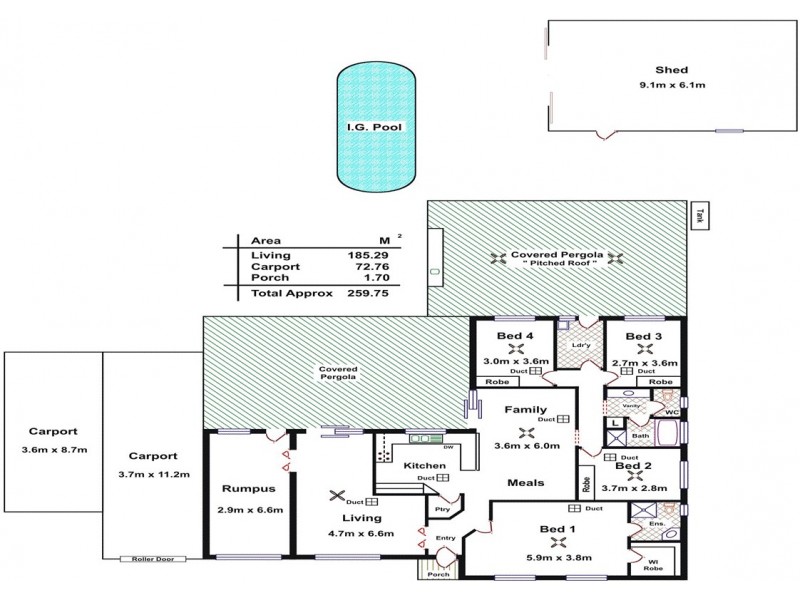 79 Gilbert Street, Lyndoch SA 5351 Floorplan