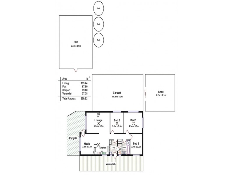 48 Paternoster Road REID VIA, Gawler SA 5118 Floorplan