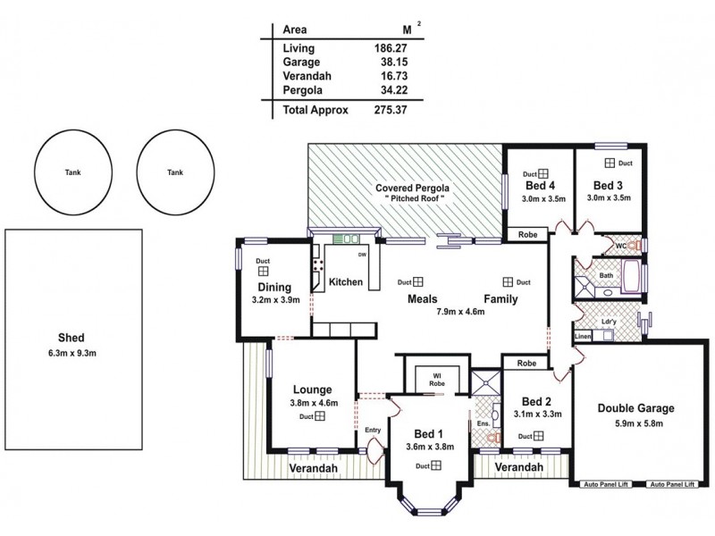 32 Railway Terrace, Truro SA 5356 Floorplan