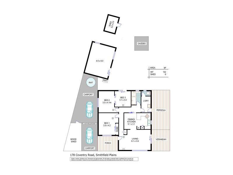 178 Coventry Road, Smithfield Plains SA 5114 Floorplan