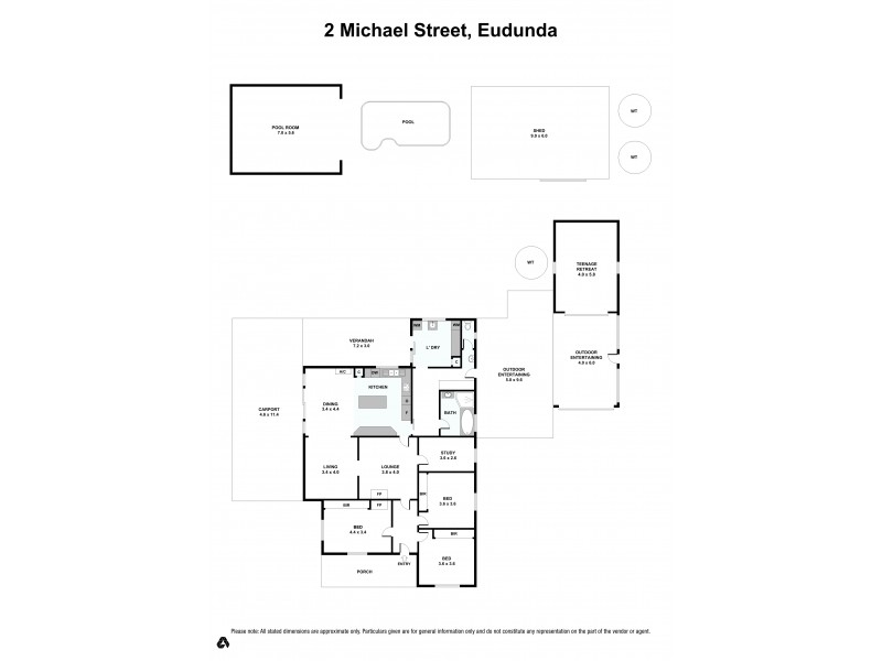 2 Michael Street, Eudunda SA 5374 Floorplan