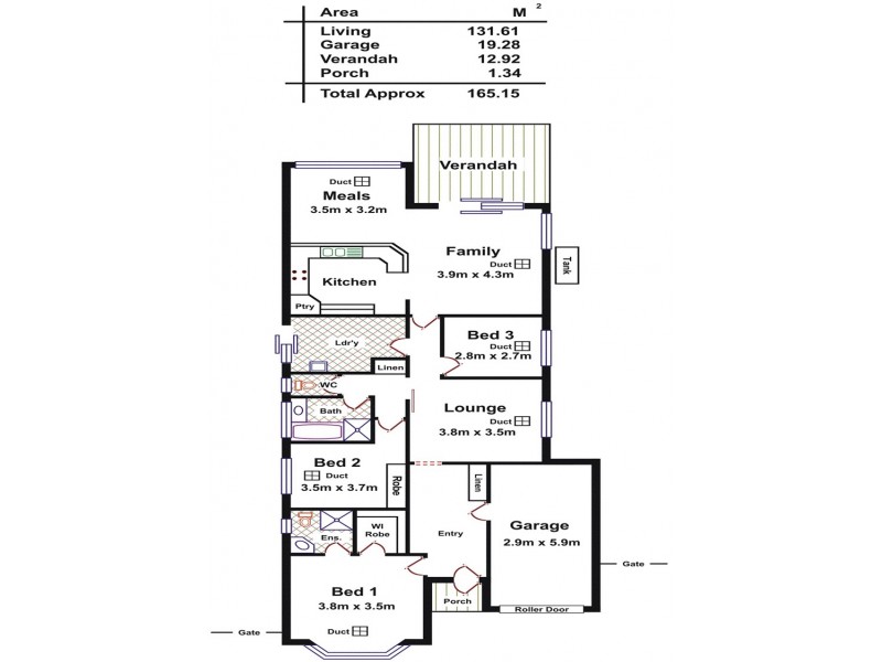 43 Mitchell Drive, Evanston Park SA 5116 Floorplan