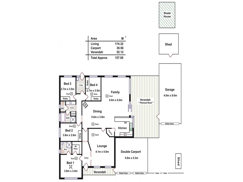16 Whiteman Road, Williamstown SA 5351 Floorplan