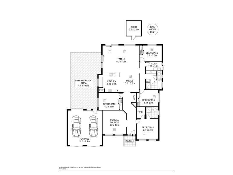 31 Jacobs Street, Nuriootpa SA 5355 Floorplan